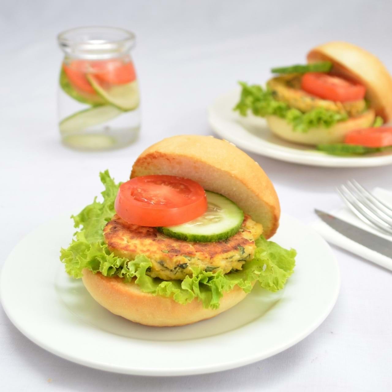 Burger Sayuran Photo