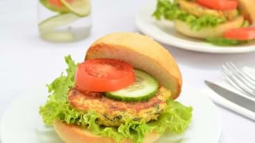Burger Sayuran Photo