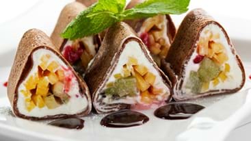 Tropical Chocolate Crepes