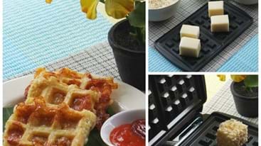 Yuk, Bikin Sarapan Super Simpel: Mozzarella Waffle