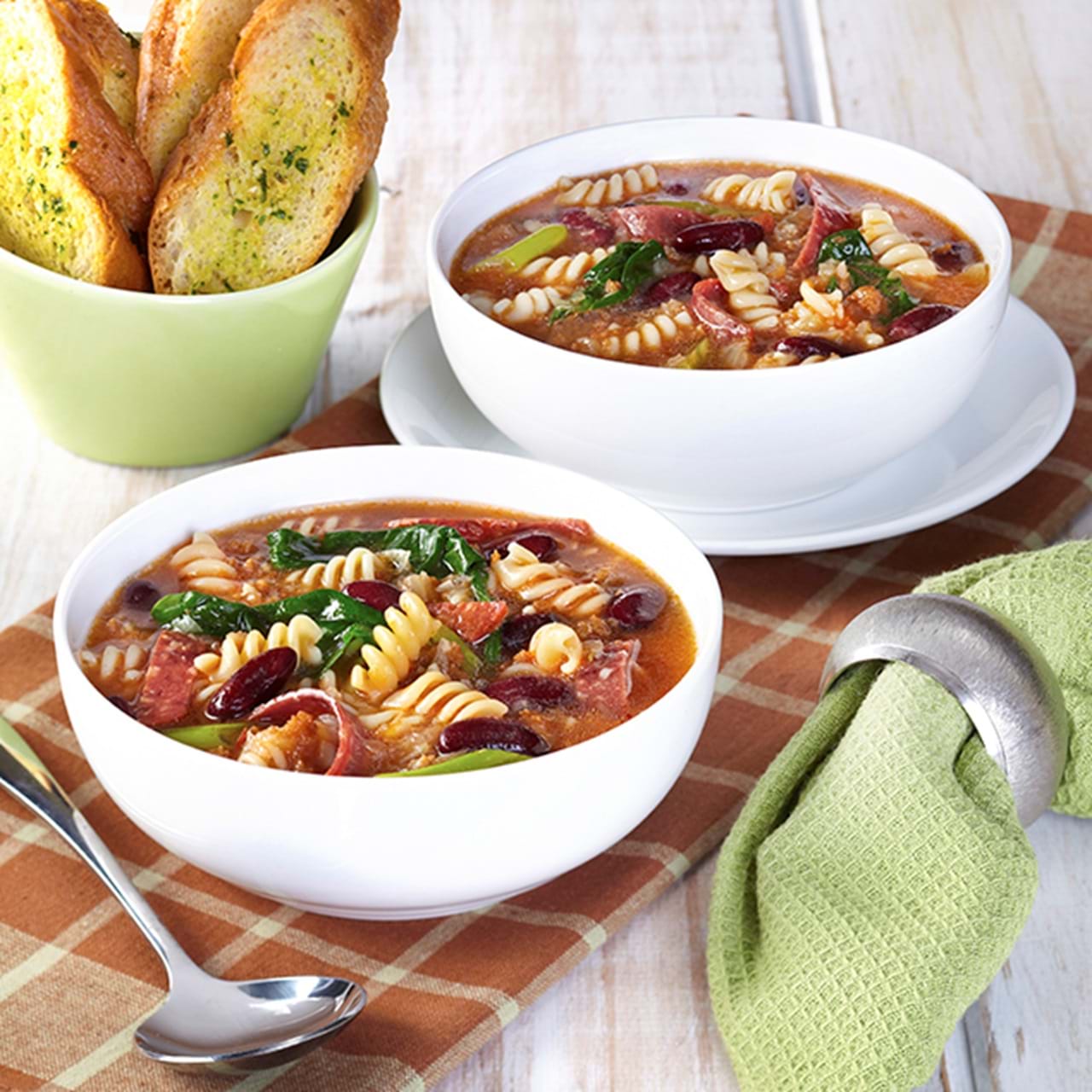 Red Bean Pasta Soup Photo