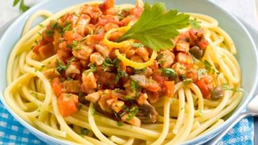 Spaghetti Saus Gindara Photo