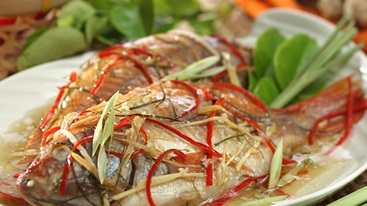 Thai Steamed Fish Photo